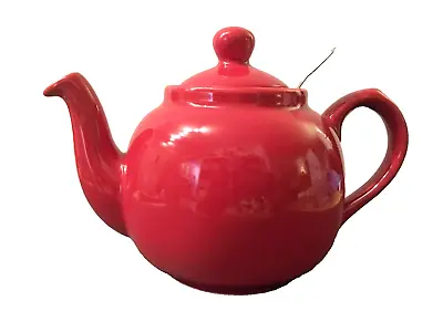 London Pottery  Farmhouse Filter Teapot 2 Cup David Birch Design RED Boxed *BN* • £19.99