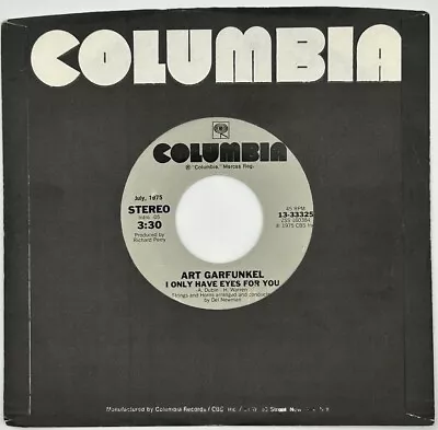 Art Garfunkel-I Only Have Eyes For You/Second Avenue    New & Unplayed 45 MINT • $5.79