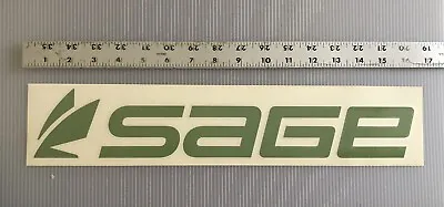 SAGE Window Boat Decal Fly Fishing • $15