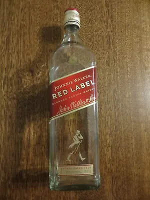 $29.99 • Buy Empty Bottle Johnnie Walker Red Label Scotch Whiskey