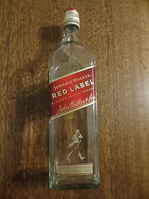 Empty Bottle Johnnie Walker Red Label Scotch Whiskey • $29.99