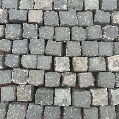 Reclaimed Granite 4” Cube Cobbles / Setts - Large Quantity Available • £300