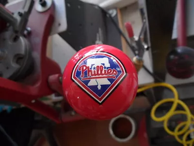 Red Philadelphia Phillies Pool Ball Knob Dillon Hornady & RCBS Reloading Press • $24.95