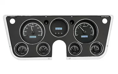 1967-72 Chevrolet Truck C10 VHX Dakota Digital Gauges Black/White Digital Clock • $973.75