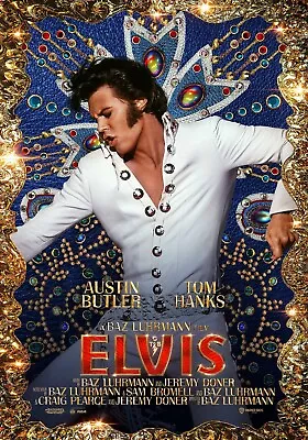 ELVIS 2022 Movie Poster / 50x70 Cm / 24x36 In / 27x40 In / Elvis Presley #153 • $19.99