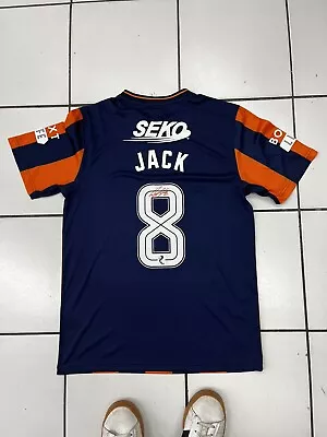 £125 • Buy Ryan Jack Signed Rangers 23/24 Third Shirt - COA