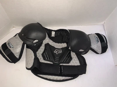 $29 • Buy Fox Racing Pee Wee Titan Roost Chest Deflector Youth M/L,  Pre Owned