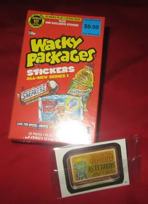 2004 Wacky Packages Ans1 Walmart Bonus Box @@ Asteroids @@ (11 Pks/ 6 Per Pack) • $37.95