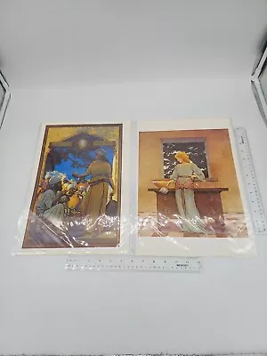 Maxfield Parrish Art Prints Pages From Book Set Of 4 Enchantment Edison Mazda • $5.49