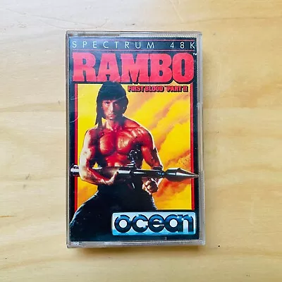 ZX Spectrum 48K Game - Rambo First Blood Part 2 • $35