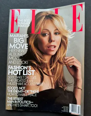 Elle Magazine July 2001 - Mariah Carey Cover - Fashion Beauty Ads • $24.99