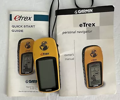 Garmin Etrex Personal Navigator 12 Channel GPS Unit. Not Working/ Parts Unit • $11