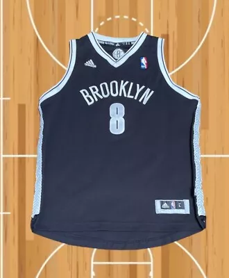 Adidas Brooklyn Nets Jersey #8 Williams Boys Large Black NBA Basketball  • $9.99