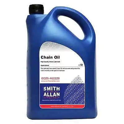 Chainsaw Chain Oil Premium Non-Fling Guide Bar Blade Lube 5 Litre 5L • £21.99