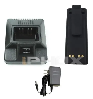 1+1 Battery Charger Set NTN7144 NTN1171 For Motorola HT1000 MT2000MTS2000GP900 • $38