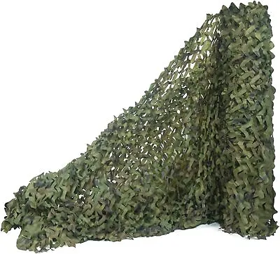 13-26Ft Military Woodland Camouflage Netting Cutable Camo Net Camping Hunting • $18.99