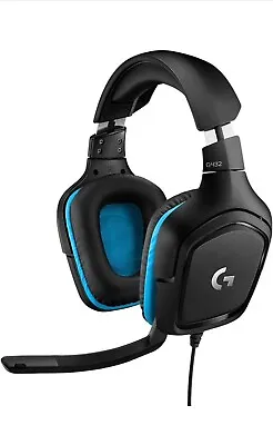 Logitech G432 Wired Gaming Headset 7.1 Surround Sound DTS Headphone:X 2.0 • £51