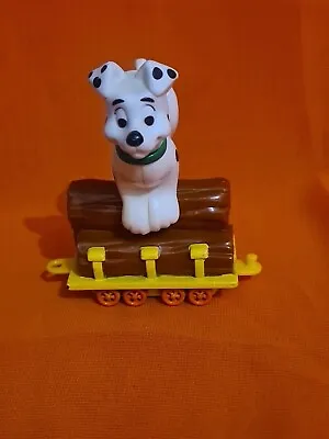 Disney 101 Dalmatians Standing On Logs On Trailer Vintage • £1