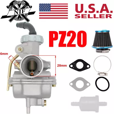 Carburetor For 50cc 70cc 90cc 110cc 125cc 135cc PZ ATV Quad Go Kart SUNL TAOTAO • $13.87