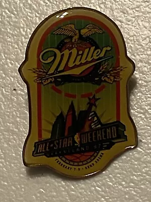 1997 NBA All Star Weekend Miller Lite Pin Very Rare Cleveland Ohio OH • $15.99