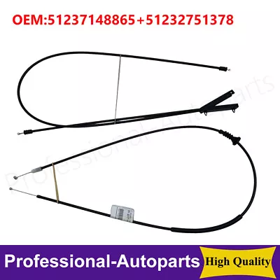 2PCS Front+Rear Hood Release Cable For Mini Cooper R55 R56 R57 R58 R59 1.6L • $23.65