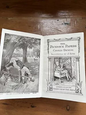 Charles Dickens 1901 Pickwick Papers Hardback Book Imperial Edition Gresham • £1.99