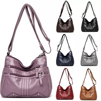 £10.69 • Buy Women Handbags Designer Shoulder Tote Bag Ladies Purse Crossbody Leather Handbag