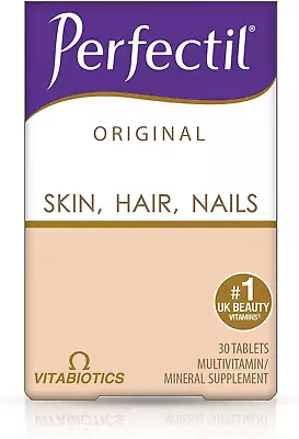 Vitabiotics Perfectil Original Tablets 30s For Healthy Skin Hair And Nails • £4.99
