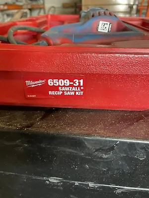 Milwaukee 6509-31 12 Amp Sawzall Reciprocating Saw Kit • $50