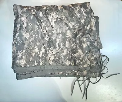 $30 • Buy USGI Army Surplus ACU Camo Poncho Liner  Woobie 
