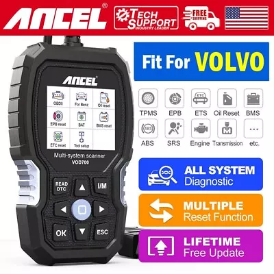 For VOLVO Automotive All System OBD2 Scanner Code Reader Diagnostic Tool ABS SRS • $99