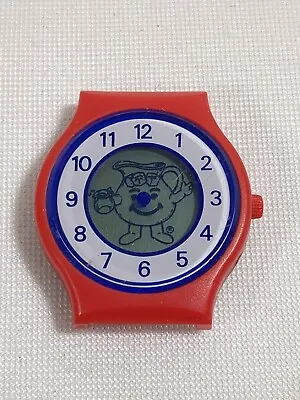 Vintage Red Kool-Aid Man Kid's Collectible Wrist Watch Digital Analog UNTESTED  • $10