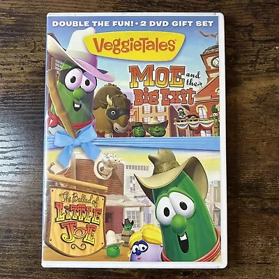 VeggieTales Moe And The Big Exit Ballad Of Little Joe DVD Double Feature • $6.73