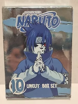 Naruto Uncut Limited Edition Box Set 10 DVD R1 Anime Eng Dub 2006 • £13