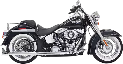 Bassani True Duals With Fishtail Mufflers 30  Chrome W/o Baffle 1S46E-30 • $1509.95