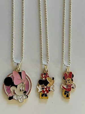 Minnie Mouse Necklace W/20  Adjustable Ball Chain- Many Choices-Custom Made • $4.95