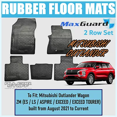 Heavy Duty Rubber Floor Mats For Mitsubishi Outlander ZM: From 08/2021 - Current • $88.88