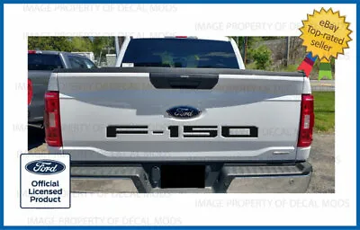 2022 Ford F150 Rear Back Tailgate Inserts Decals Letters Stickers - MATTE BLACK • $15.17