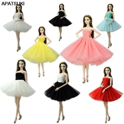 Fashion Doll Clothes Short Ballet Dress For 11.5  Doll Outfits Evening Dress 1/6 • $4.48