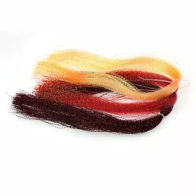 2Packs Crystal Flashabou Tinsel Flasher Strands For Streamer Nymph Fly Tying DIY • $8.05