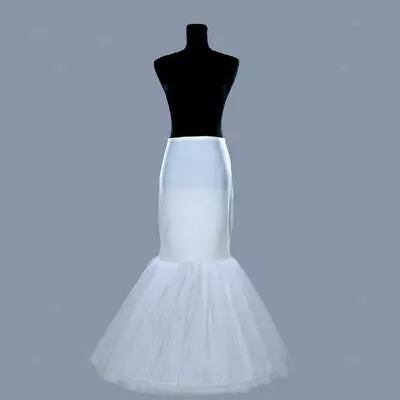 Mermaid Trumpet Bridal Wedding Dress Party Underskirt Petticoat Crinoline • £12.46