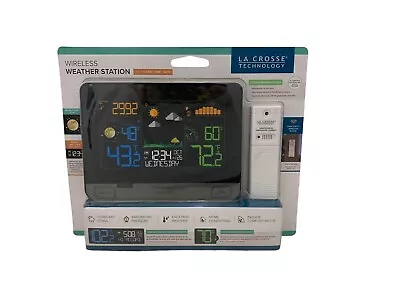 La Crosse Wireless Weather Station 330ft Range Indoor/Outdoor Moon Phase Icon • $40