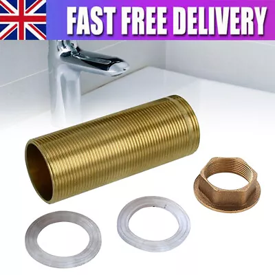 Kitchen Basin Mixer Tap Repair Fitting KitBrass Threaded Tube Nut Install Parts • £10.89