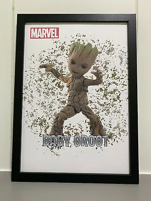 £3.99 • Buy Baby Groot Wall Poster, A4 Movie Art, Unframed Posters