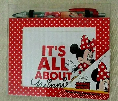 Disney's Minnie Mouse * Picture Frame * Notepad & Pen Set * Age 5+ Please • $5.99