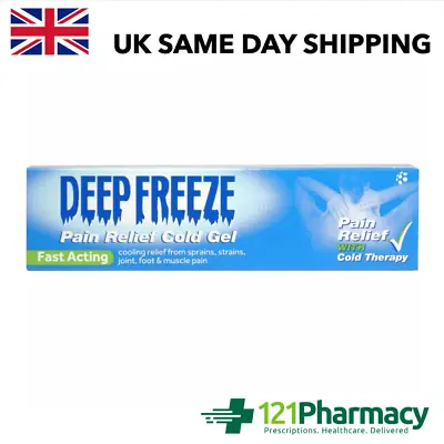 Deep Freeze Pain Relief Cold Gel - 35g |COOLING | SPRAINS | JOINT | MUSCLE |  • £3.18