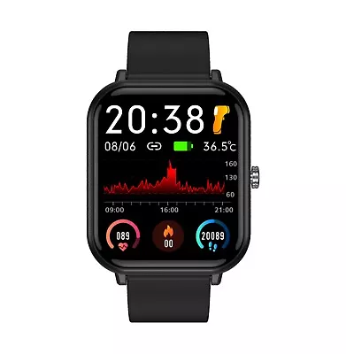 Glory Fit Smart Watch Touch Screen Fitness Tracker Heart Rate Step Counter • £23.44