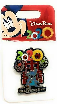 Disney Parks 2020 Tourist Stitch Watching Fireworks Pin Dated • $9.95