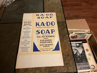 Vintage Unused KA-DO Soap Box Freeland Pennsylvania • $12.99