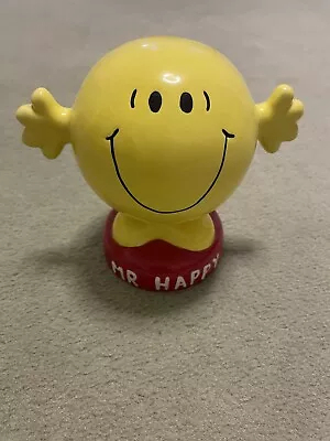 Mr Men Mr Happy And Mr Tickle Ceramic Money Boxes Vintage 1997 • £15